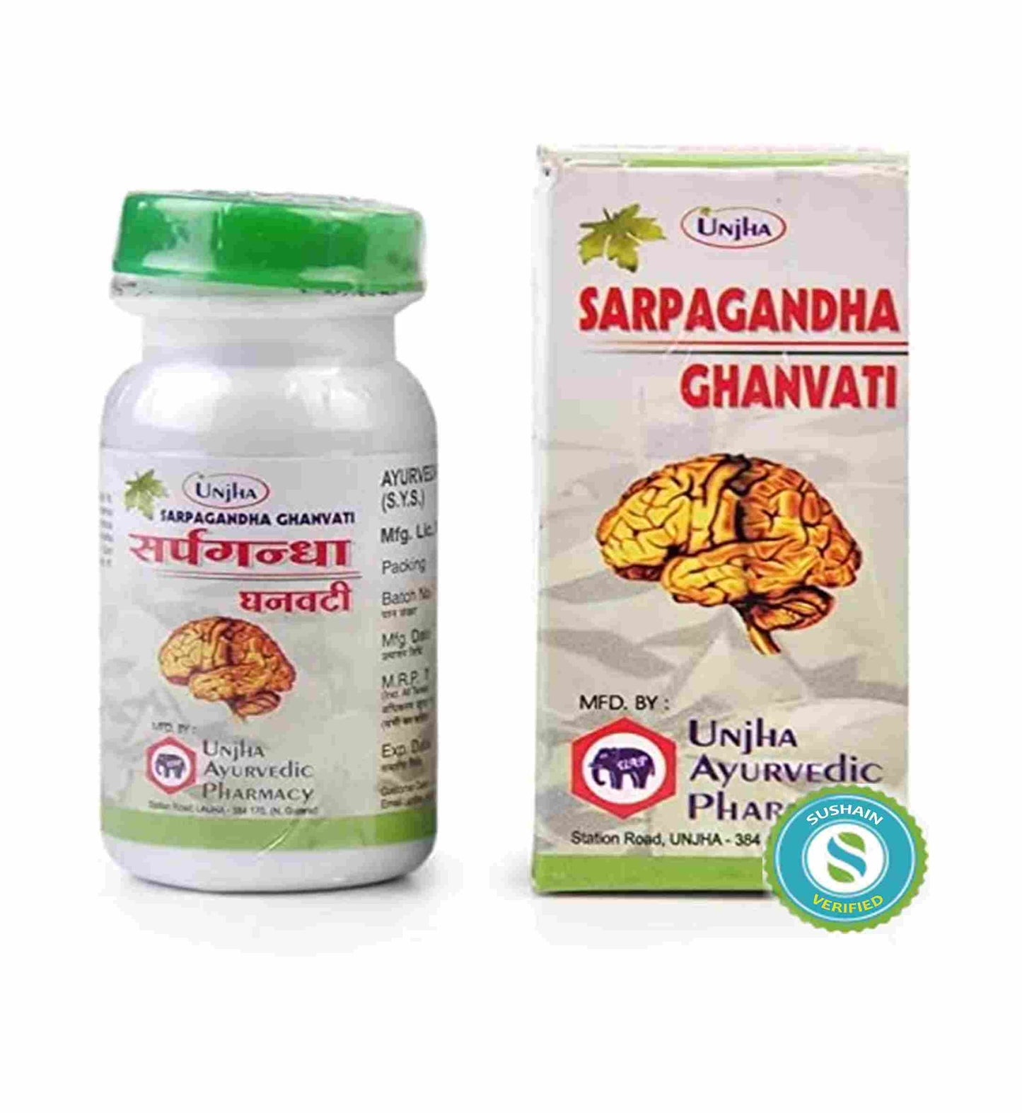 UNJHA Sarpagandha Ghanvati Tablet