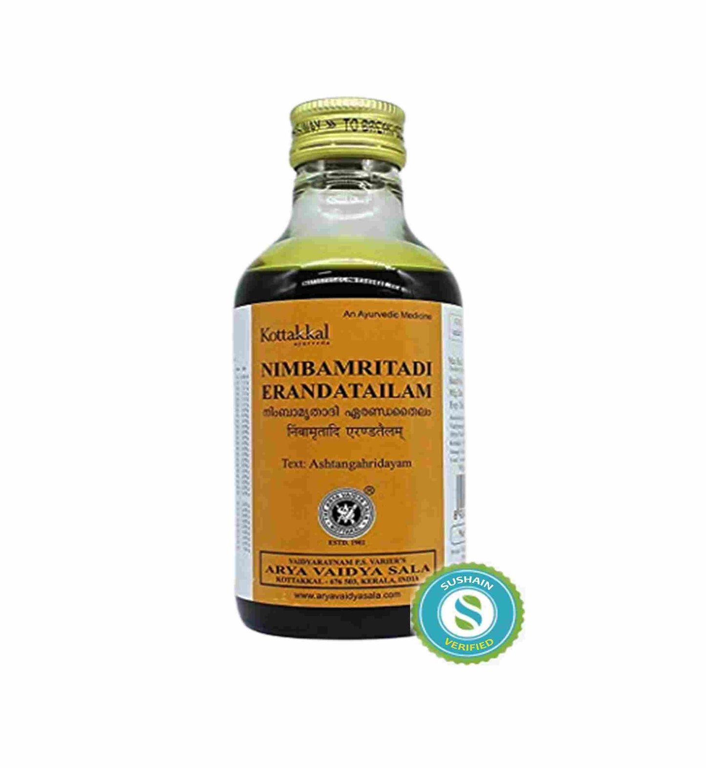 Kottakkal Nimbamritadi Eranda Tailam Oil