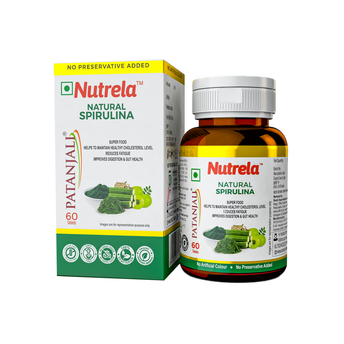 Patanjali Nutrela Natural Spirulina