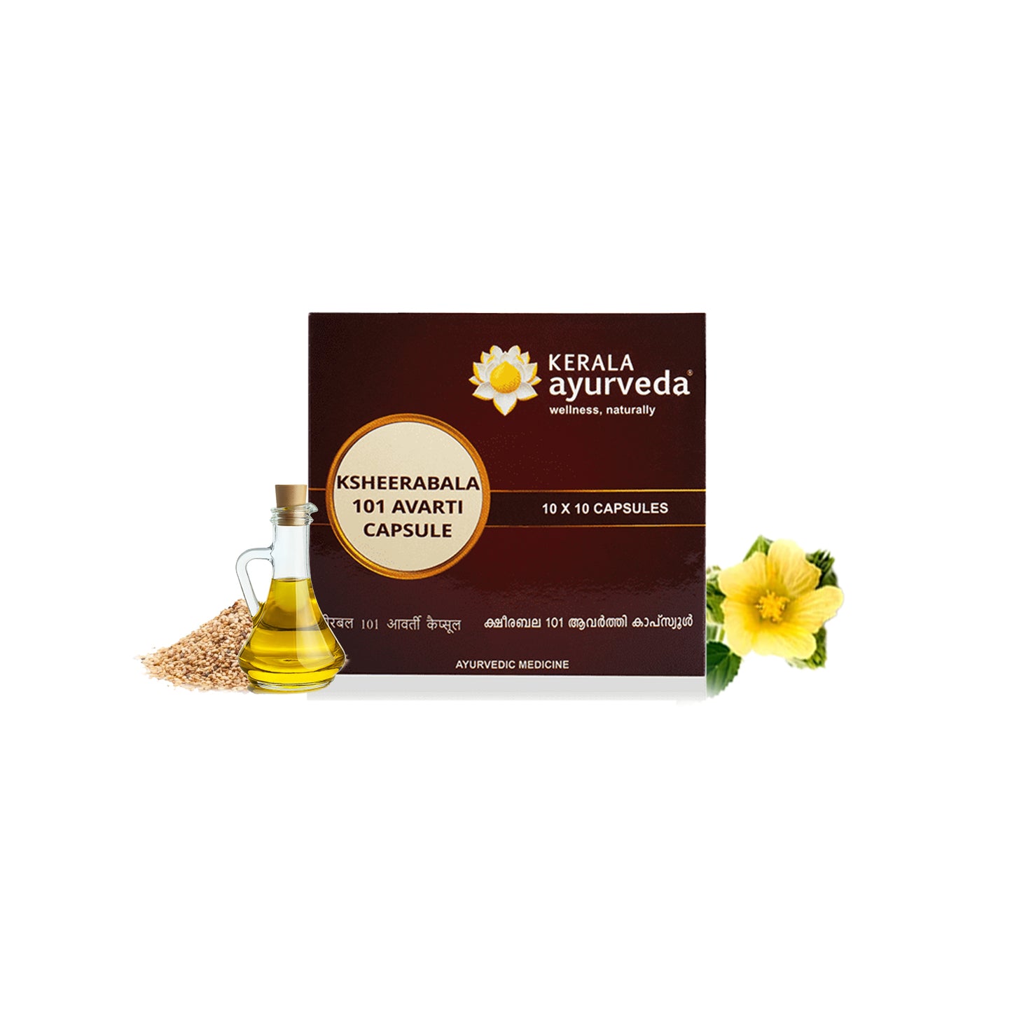 Kerala Ayurveda Ksheerabala 101 Avarti Capsule