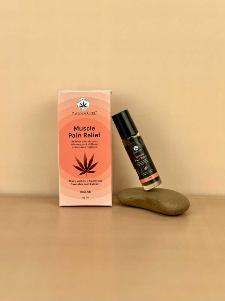 India Hemp Cannabliss Muscle Pain Relief Roll On
