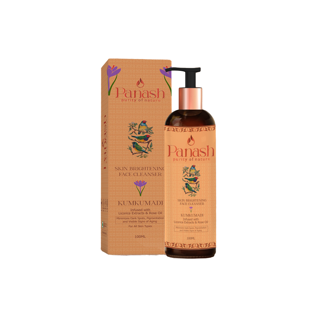 Panash Kumkumadi Skin Brightening Face Cleanser