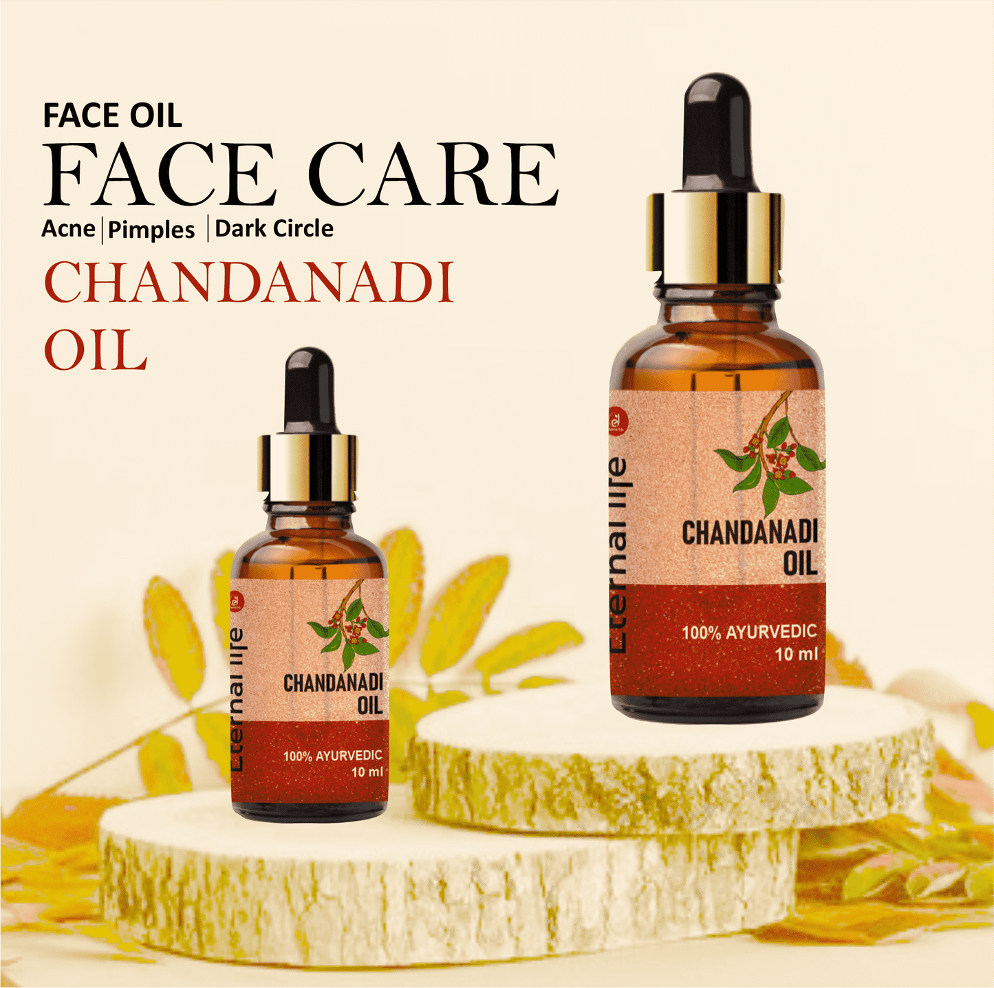 Eternal Life Chandanadi Face Care Oil For Complexion And Antiaging Properties