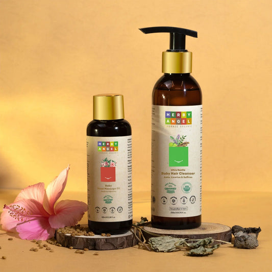 Herby Angel Organic Hair Care Nourishment For Newborns