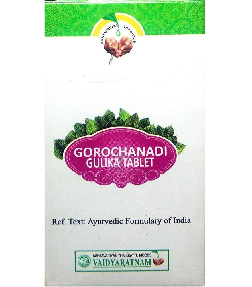 Vaidyaratnam Gorochanadi Gulika Tablets