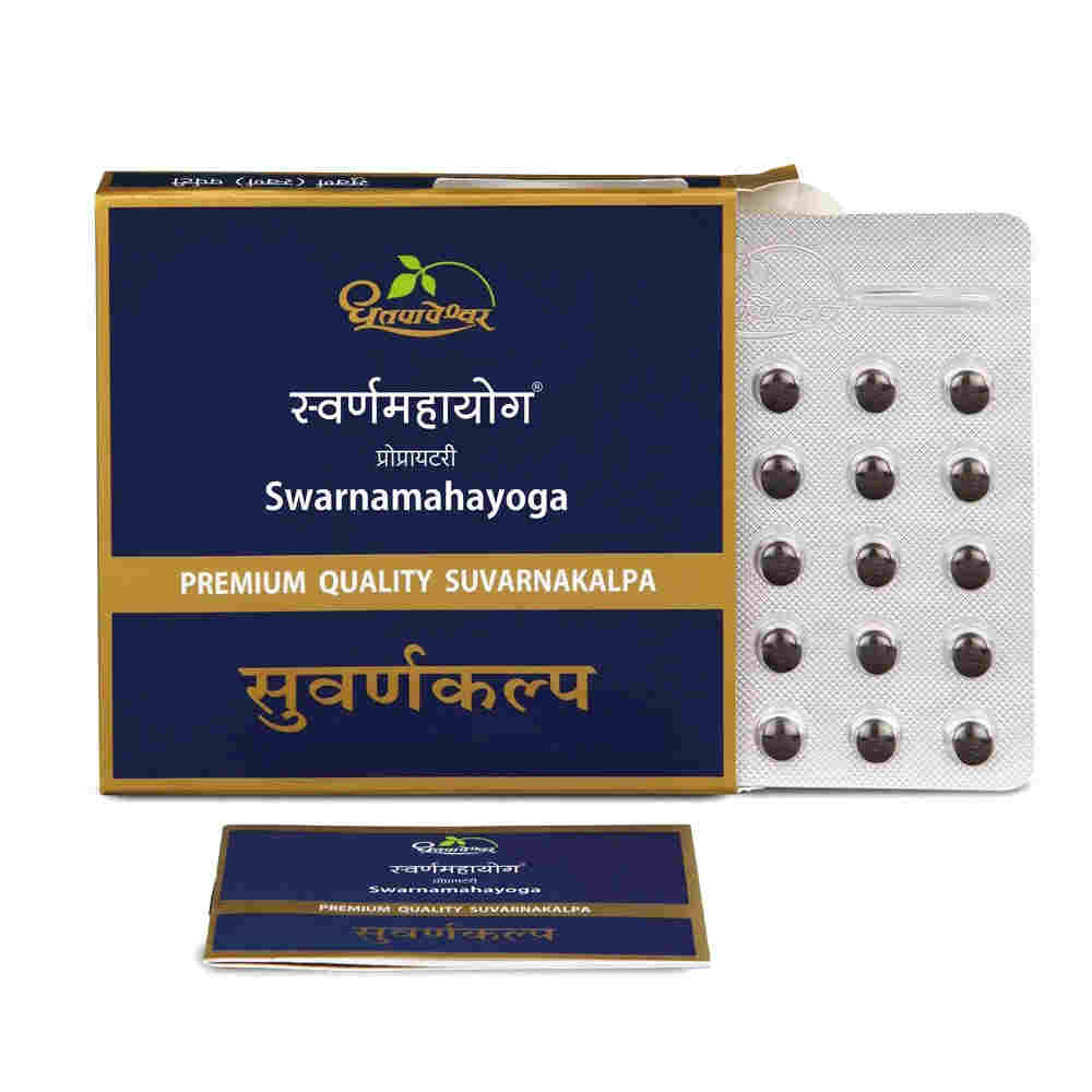 Dhootapapeshwar Suvarnamahayoga Premium Quality Suvarnakalpa Tablet