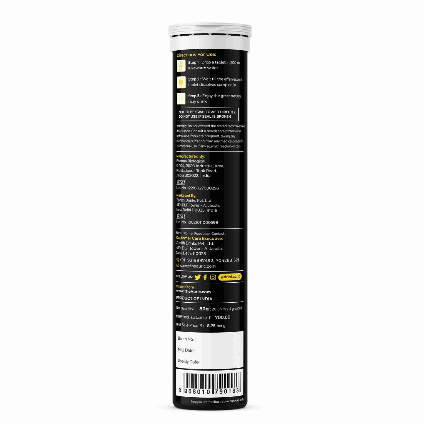 Auric Poop Easy Effervescent Tablet