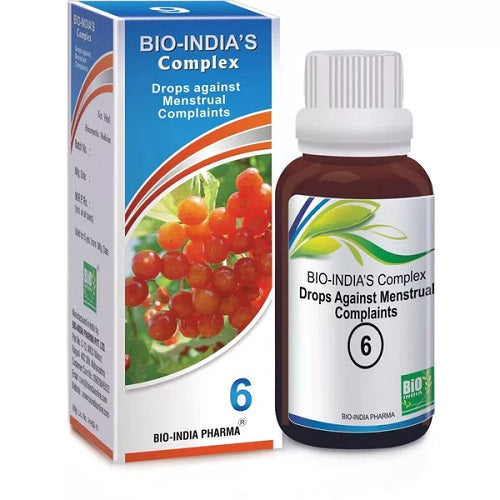 Bio India Complex 6 Menstrual Complaints Drop