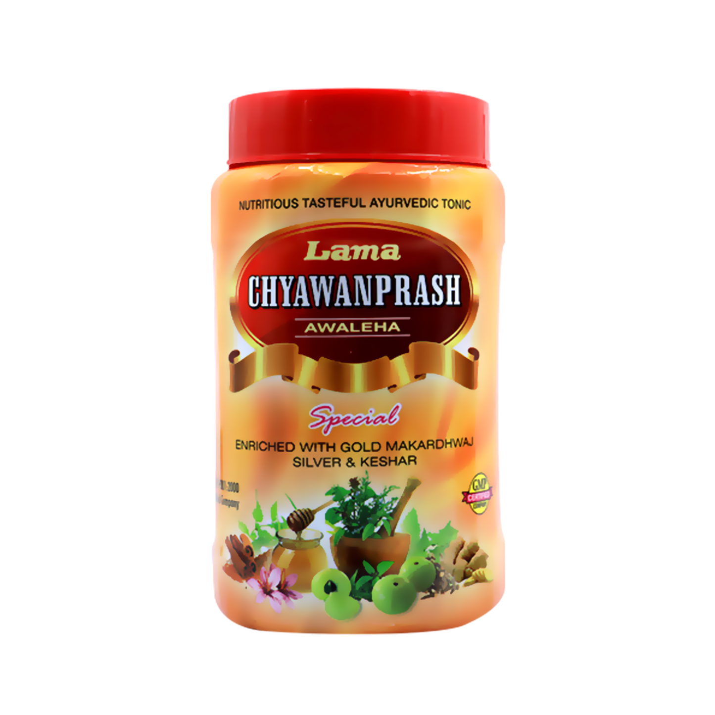 Lama Chyawanprash Enriched with Gold Makardhwaj Silver and Keshar
