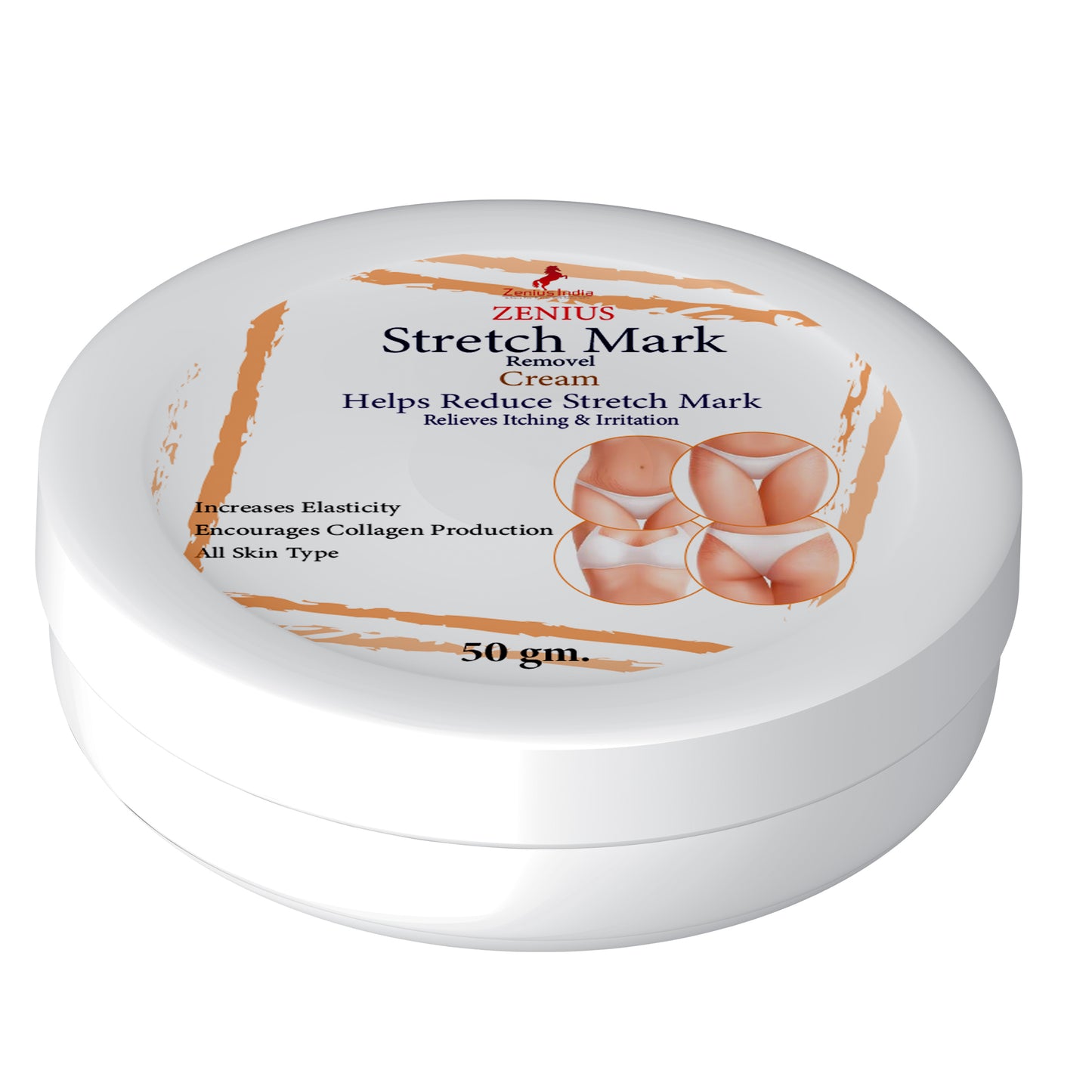 Zenius Stretch Mark Cream Jar