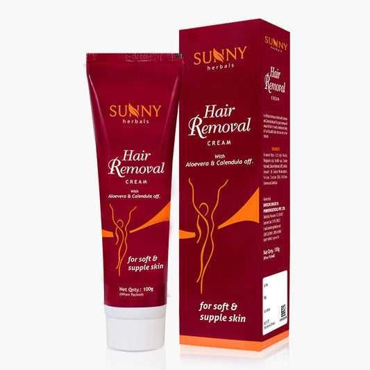 Sunny Herbals Hair Removal Cream With Alovera & Calendula Off