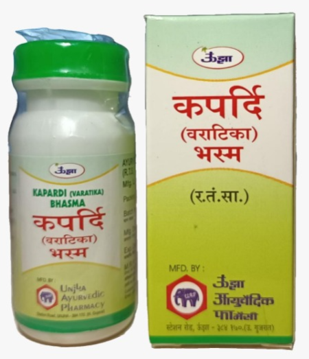 Unjha Kapardi (Varatika) Bhasma