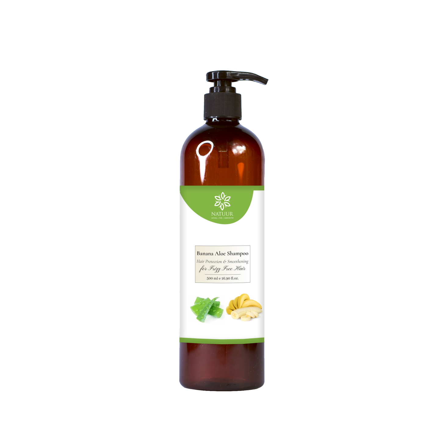 Natuur Banana Aloe Shampoo Hair Protection & Smoothening For Frizz Free Hair