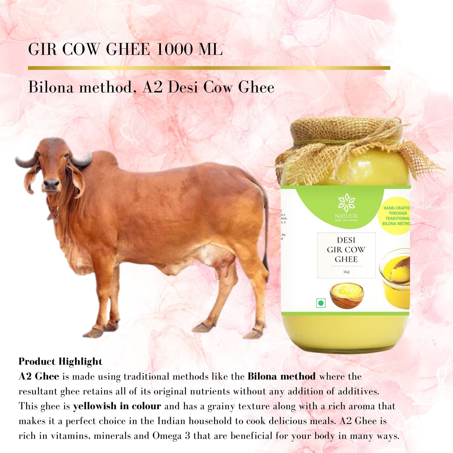 Natuur Desi Gir Cow Ghee