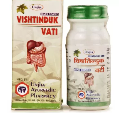 Unjha Vishtinduk Vati Silver Coated