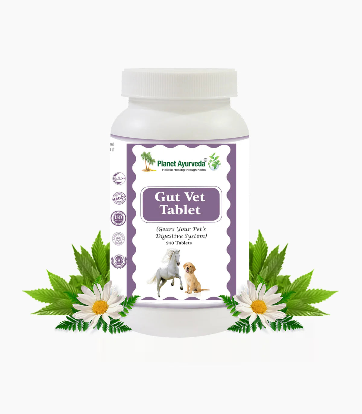 Planet Ayurveda Gut Vet Tablet