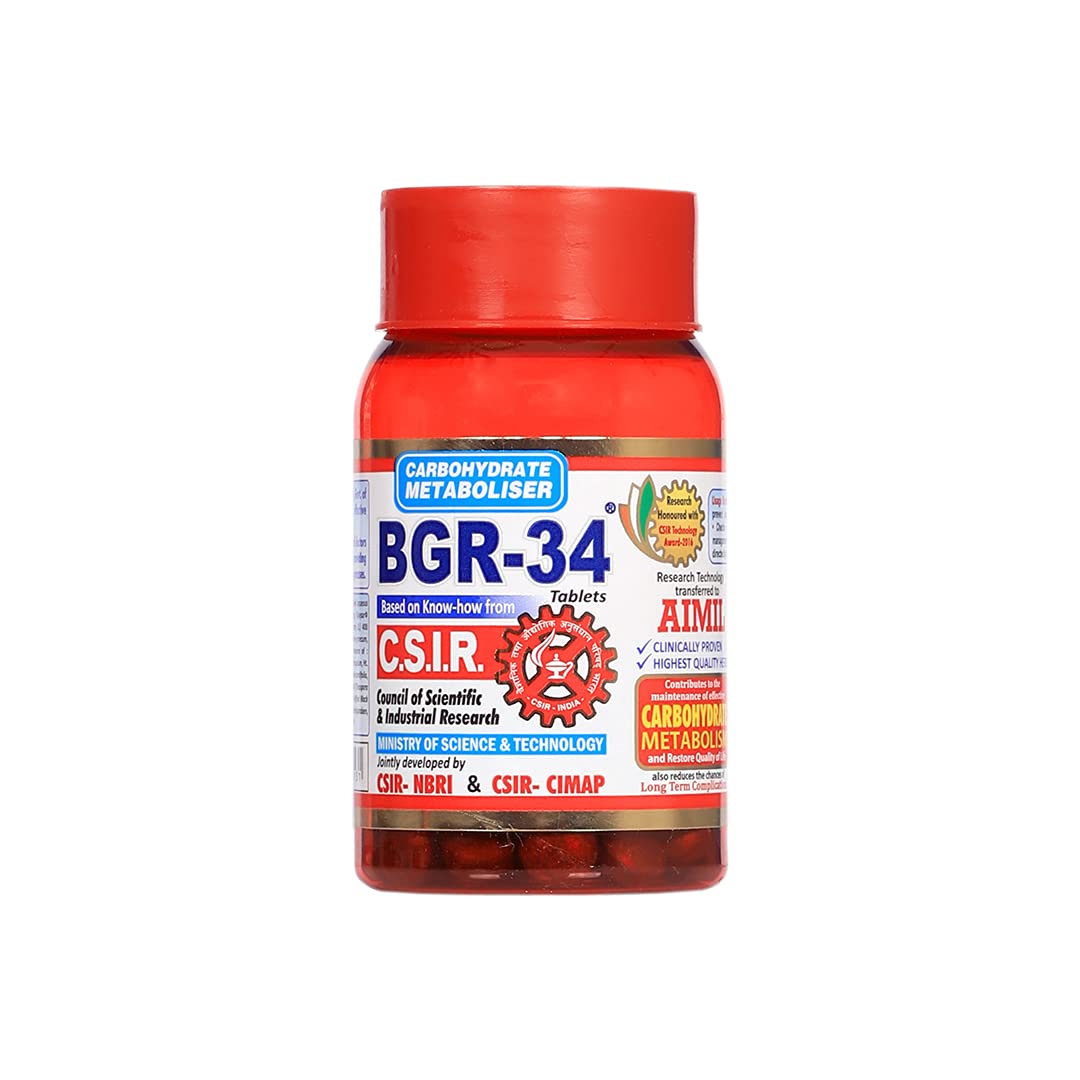 Aimil BGR 34 Ayurvedic Carbohydrate Metaboliser Tablet
