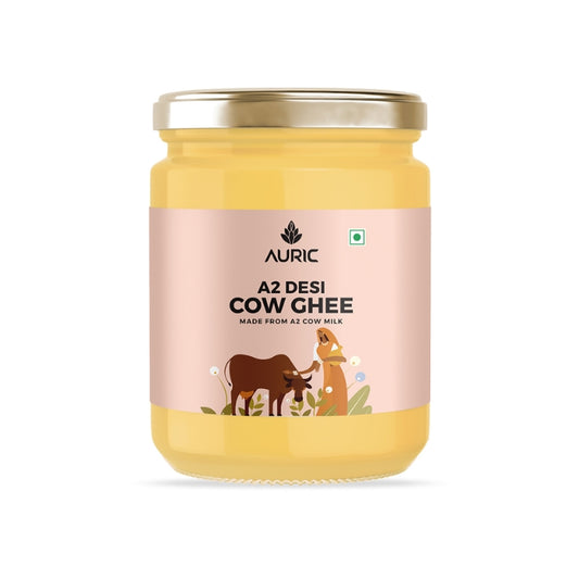 Auric A2 Desi Cow Ghee Vedic Bilona Method Traditional Curd Churned