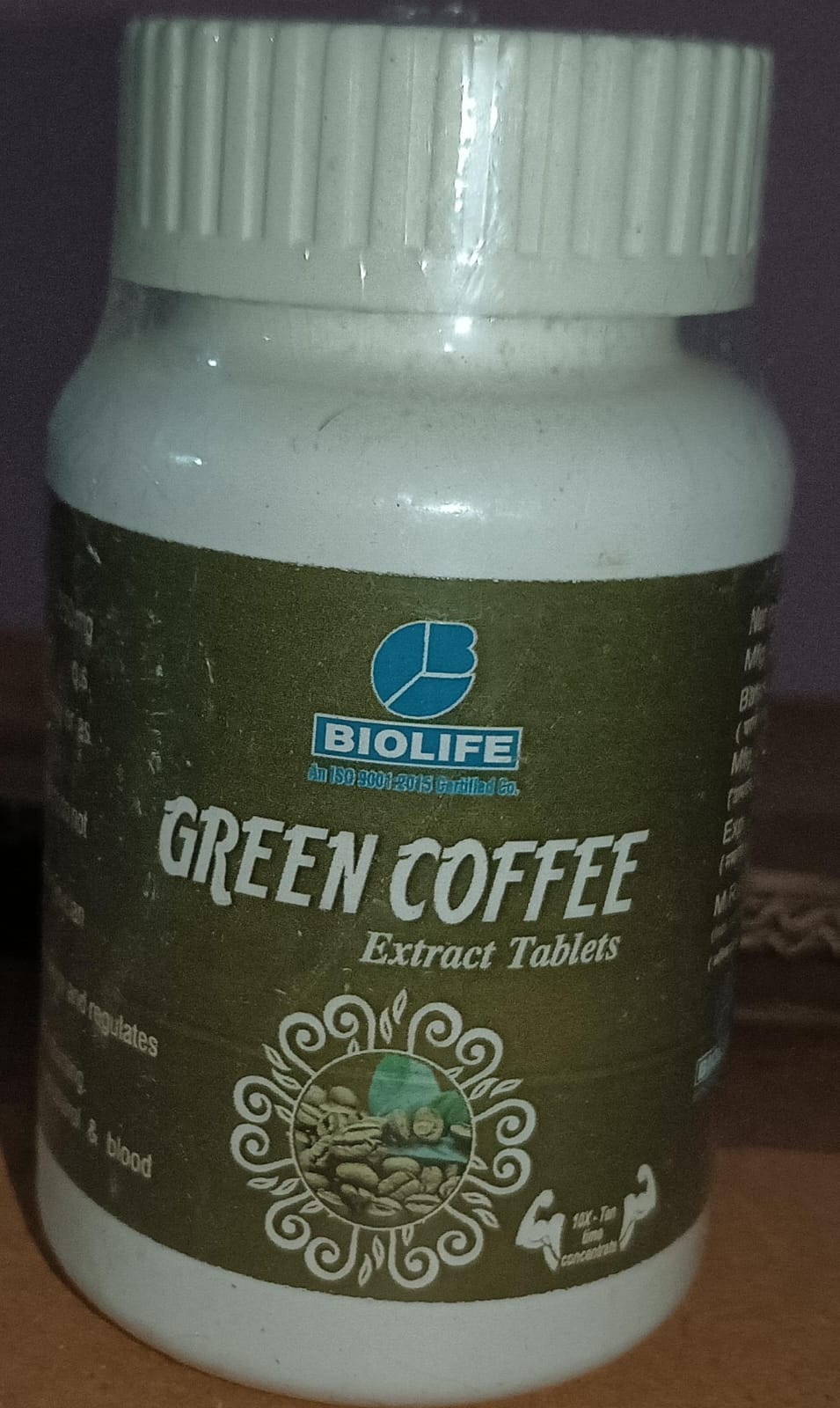 Biolife Green Coffee Tablets