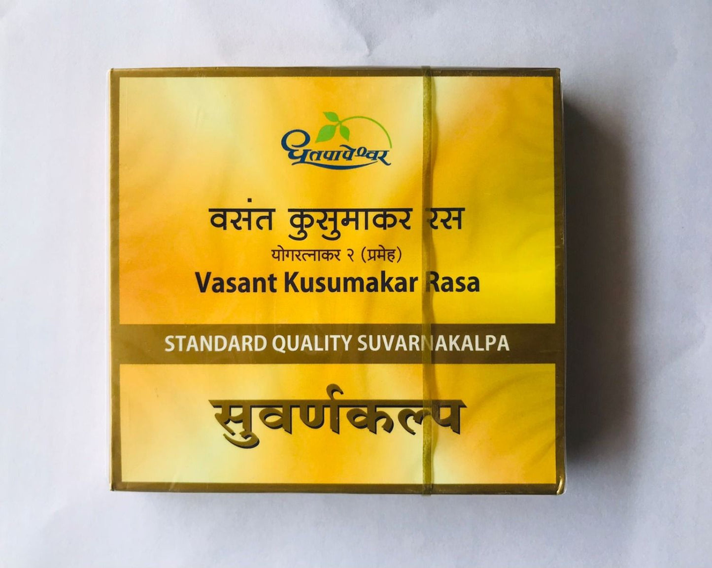 Dhootapapeshwar Vasant Kusumakar Rasa Standard Quality Suvarnakalpa