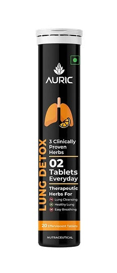 Auric Lung Detox Supplement With Natural Blend Of Nac