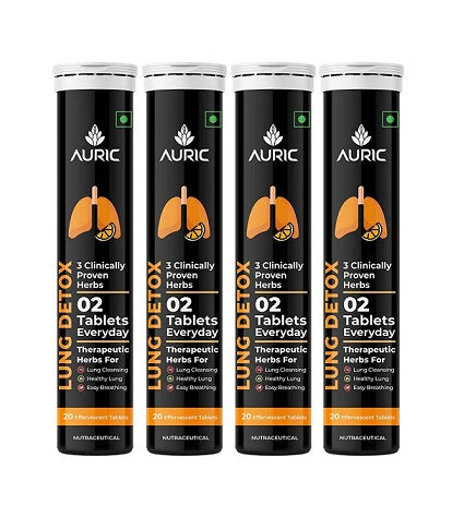 Auric Lung Detox Supplement With Natural Blend Of Nac