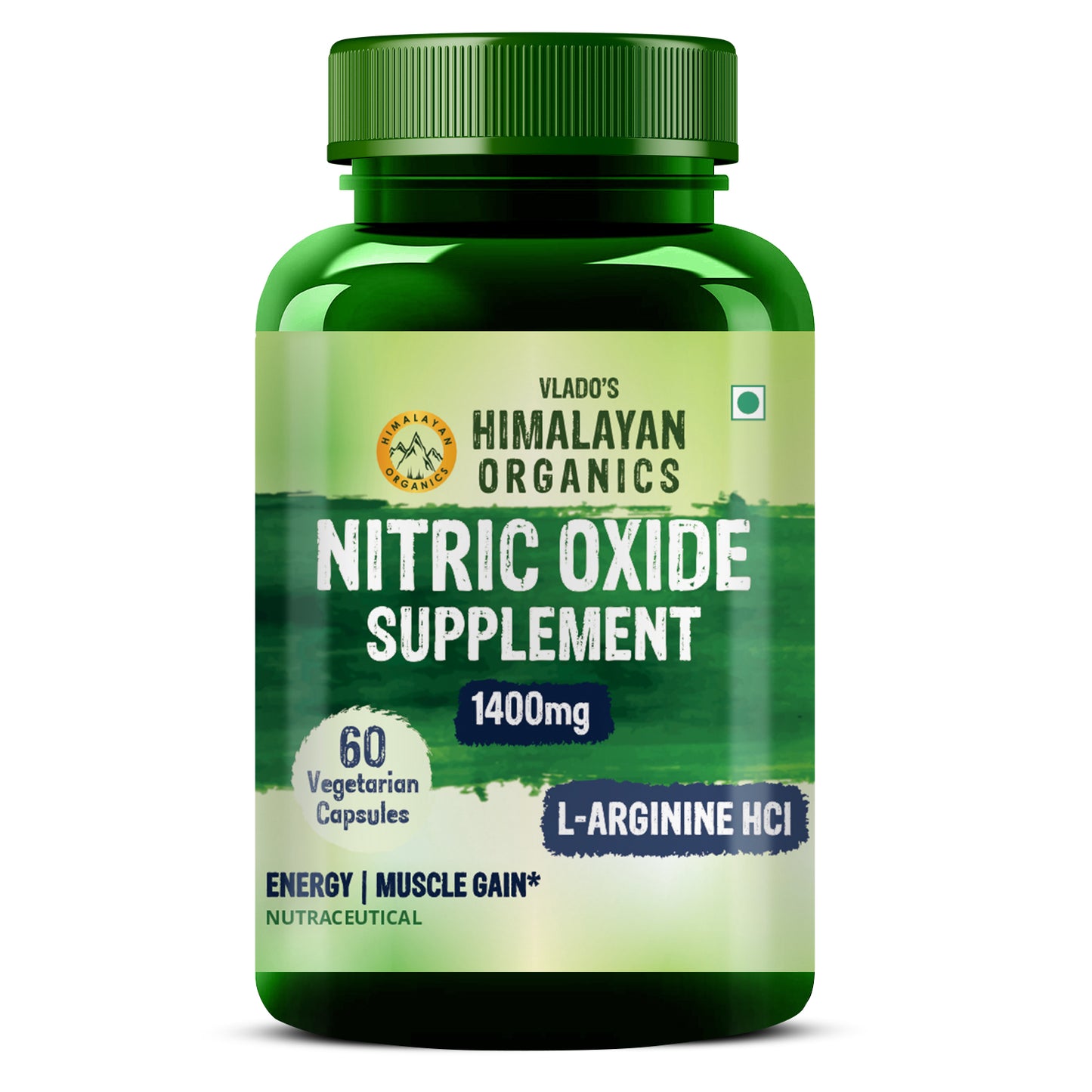 Himalayan Organics Nitric Oxide Supplement With L Arginine Hcl 1400Mg Capsule
