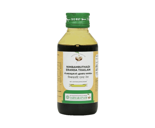 Vaidyaratnam Nimbamruthadi Eranda Thailam Oil