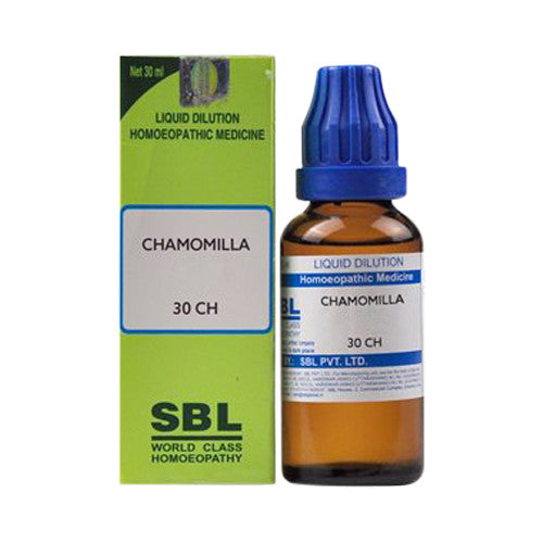 Sbl Chamomilla Dilution 30 Ch