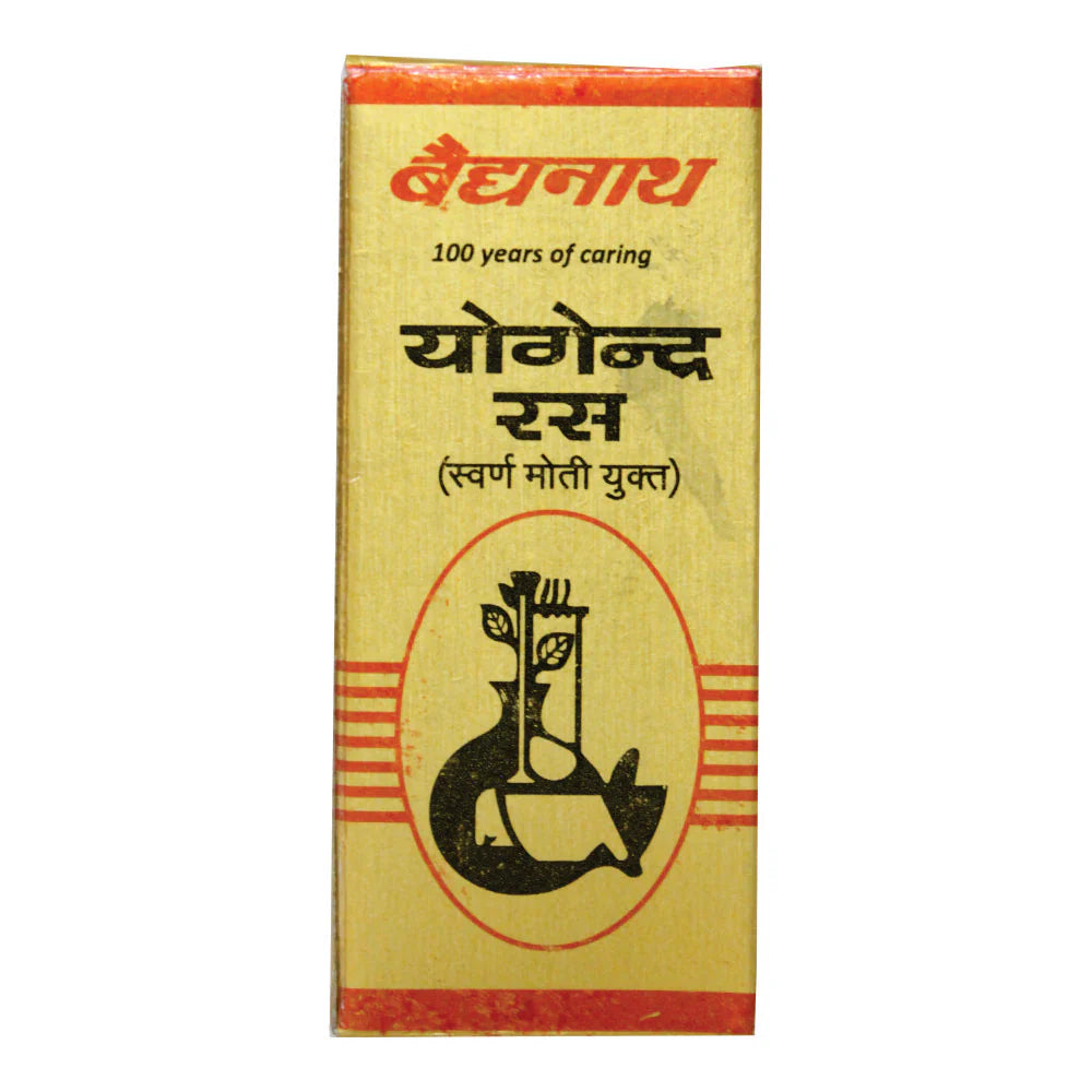 Baidyanath Nagpur Yogendra Ras With Gold & Pearl | For Nutrition, Heart & Urinary Health