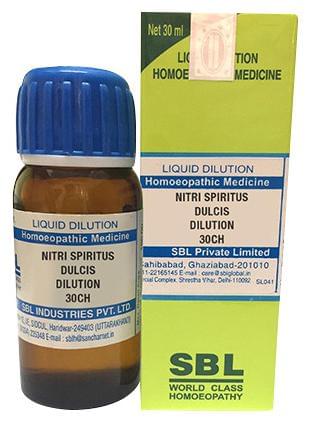 Sbl Nitri Spiritus Dulcis Dilution 30 Ch