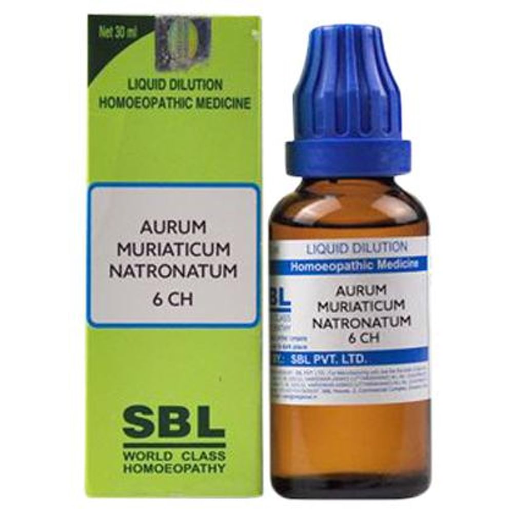 Sbl Aurum Muriaticum Natronatum Dilution 6 Ch