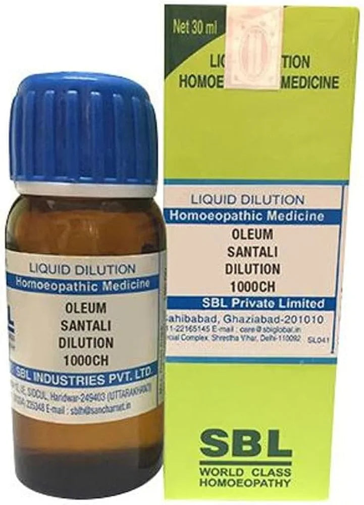 Sbl Oleum Santali Dilution 30 Ch