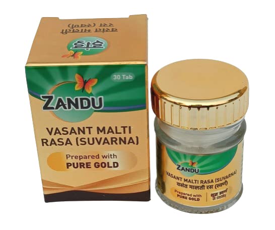 Zandu Vasant Malati Rasa With Gold Tablet
