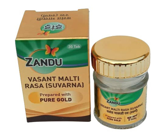 Zandu Vasant Malati Rasa With Gold Tablet