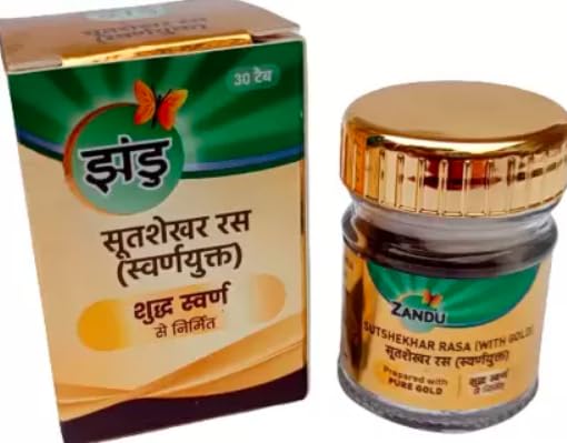 Zandu Sutshekhar Rasa With Gold Tablet