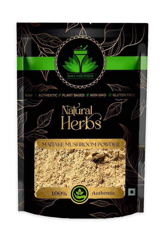 Sai Herbs Maitake Mushroom Powder For Blood Sugar And Cholesterol Levels