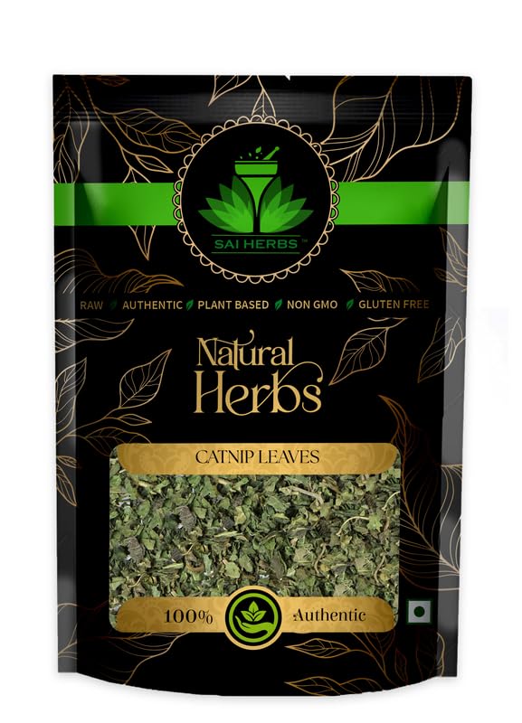 Sai Herbs Catnip Leaves - Betters Sleep & Digestion - Pure & Natural