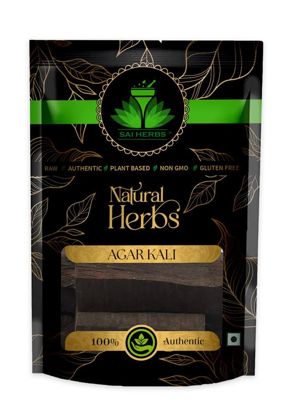 Sai Herbs Agar Kali Wood Agarwood Aquilaria Agallocha Oud Wood