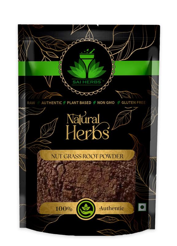 Sai Herbs Nut Grass Root Powder - Pure & Natural