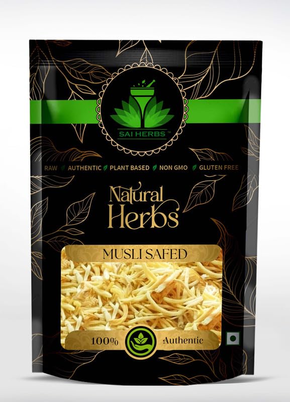 SAI HERBS Safed Musli - Pure & Natural