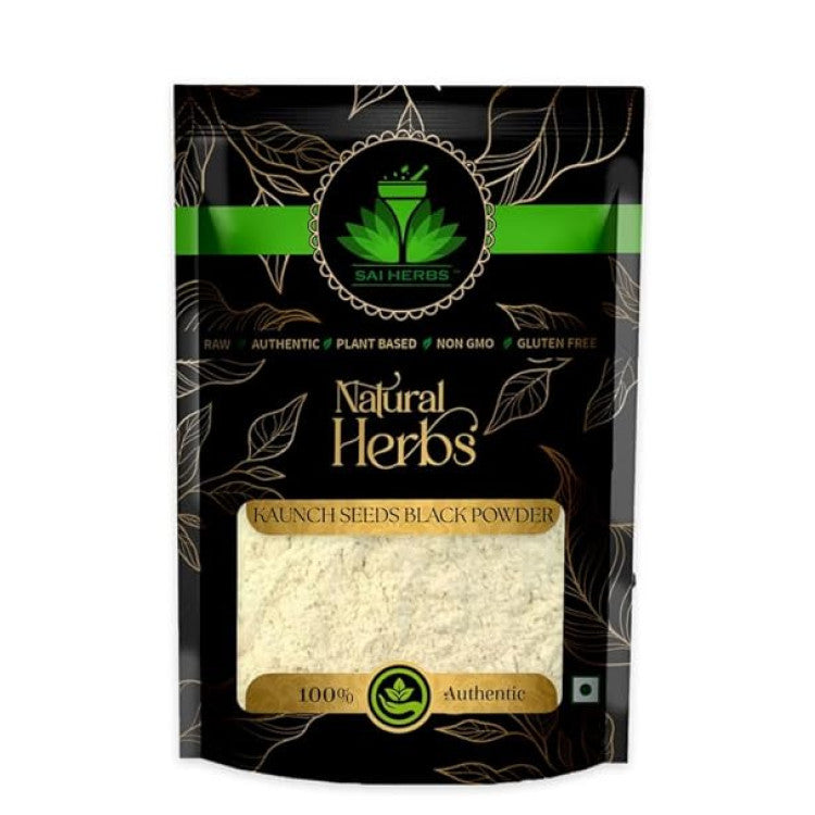 Sai Herbs Kaunch Seeds Black Powder - Kauch Beej Kala Powder
