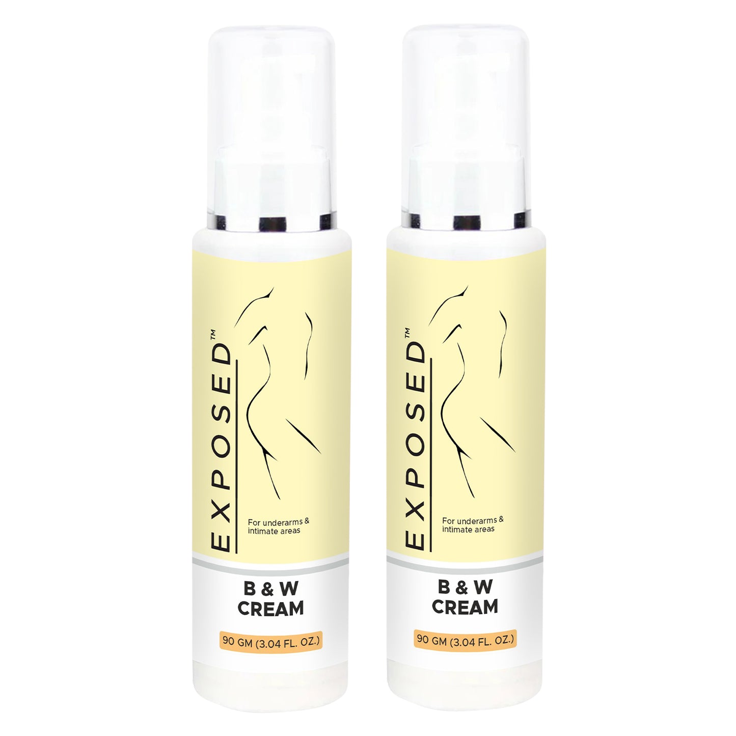 Exposed B & W Cream | Brightening & Whitening | For Underarms & Intimate Areas