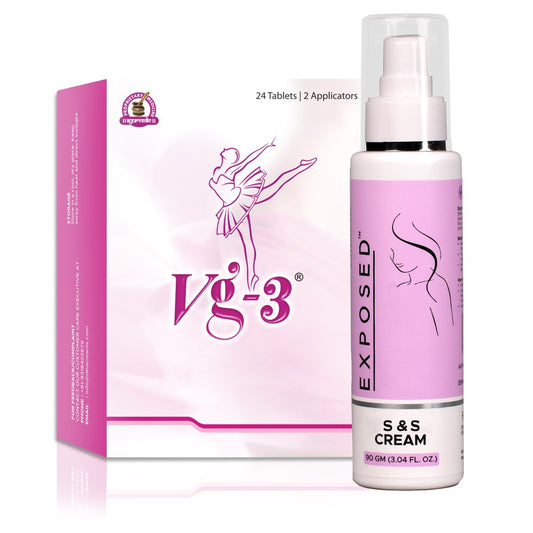 Dharmani's International Vg-3 Tablets And S & S Cream | Only For Women | Intimate Health (Combo Pack)