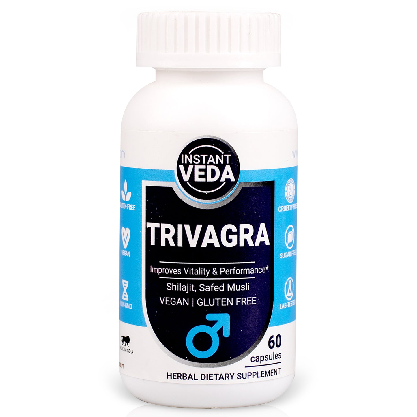 Instant Veda Trivagra Strength And Energy Capsules For Men