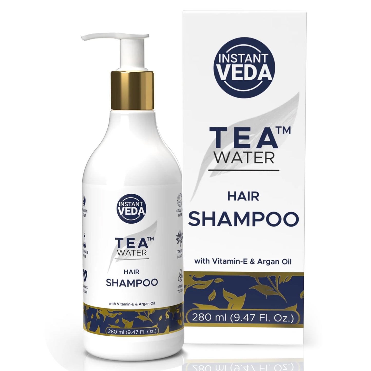 Instant Veda Tea Water Hair Shampoo – Anti Hair Fall, Nourishing & Strengthening Formula With Vitamin E