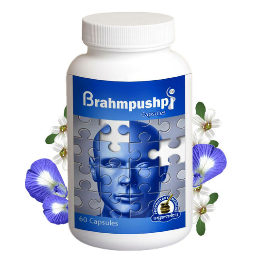 Dharmani's International Brahmapushpi Capsules | Brain & Memory Booster