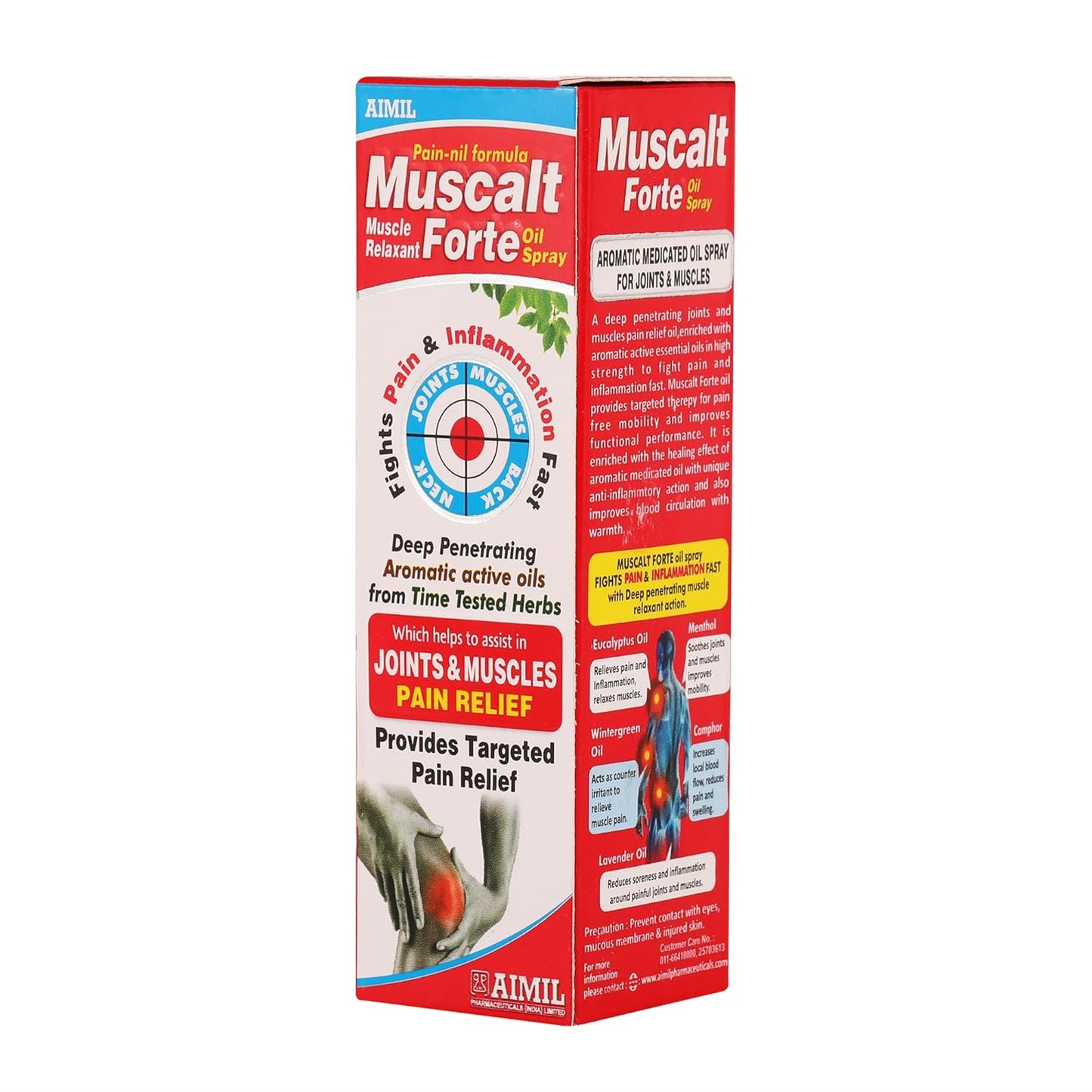 Aimil Muscalt Forte Oil Spray | Muscle Relaxant Pain Relief