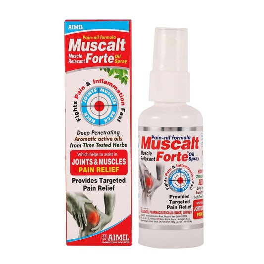 Aimil Muscalt Forte Oil Spray | Muscle Relaxant Pain Relief
