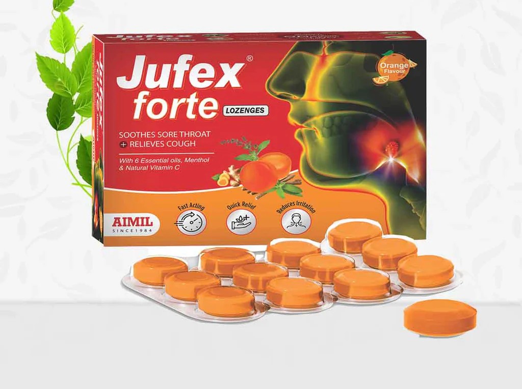Aimil Jufex Forte Lozenges Relieves Cough